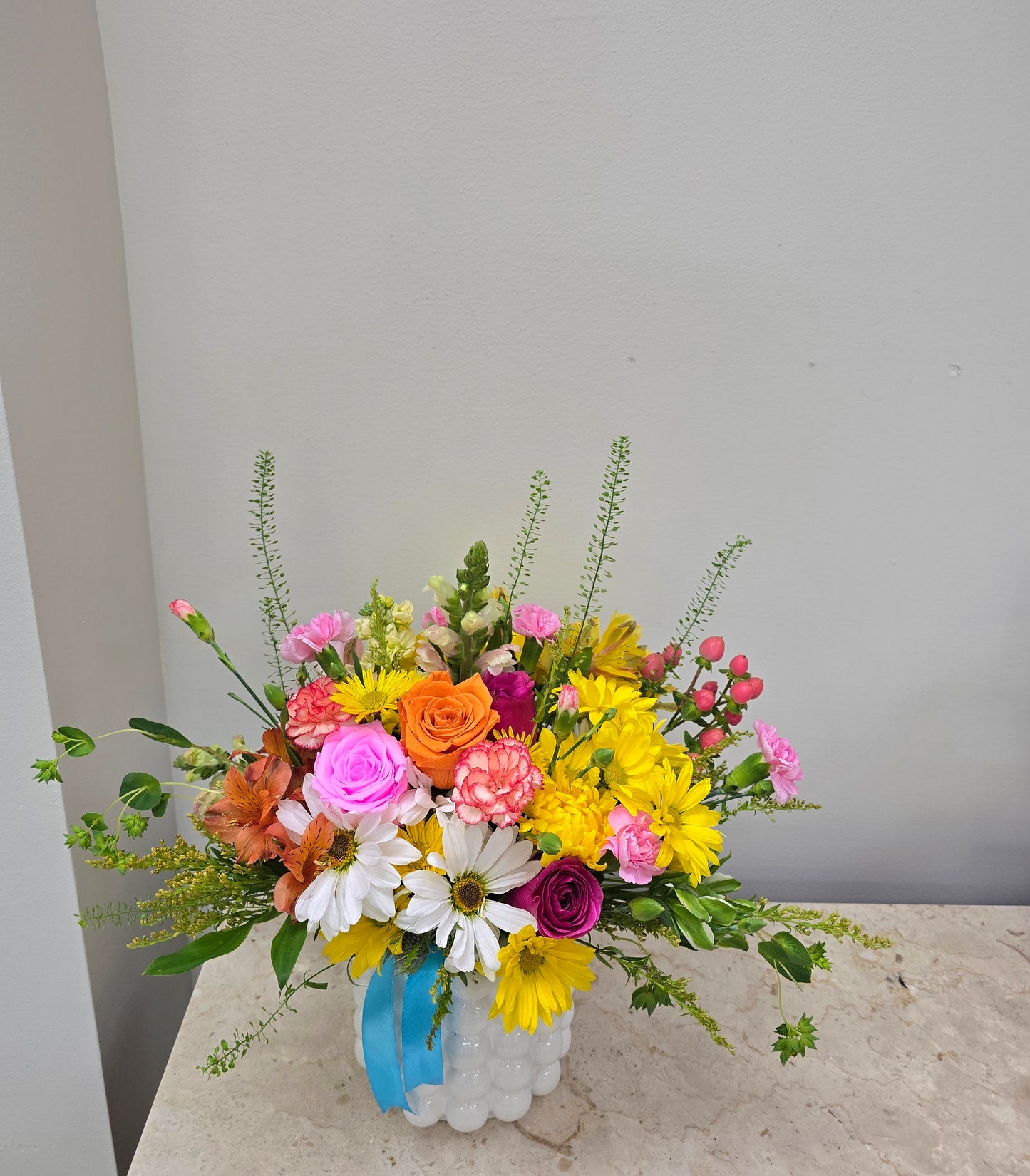 Cut Flowers In Vase