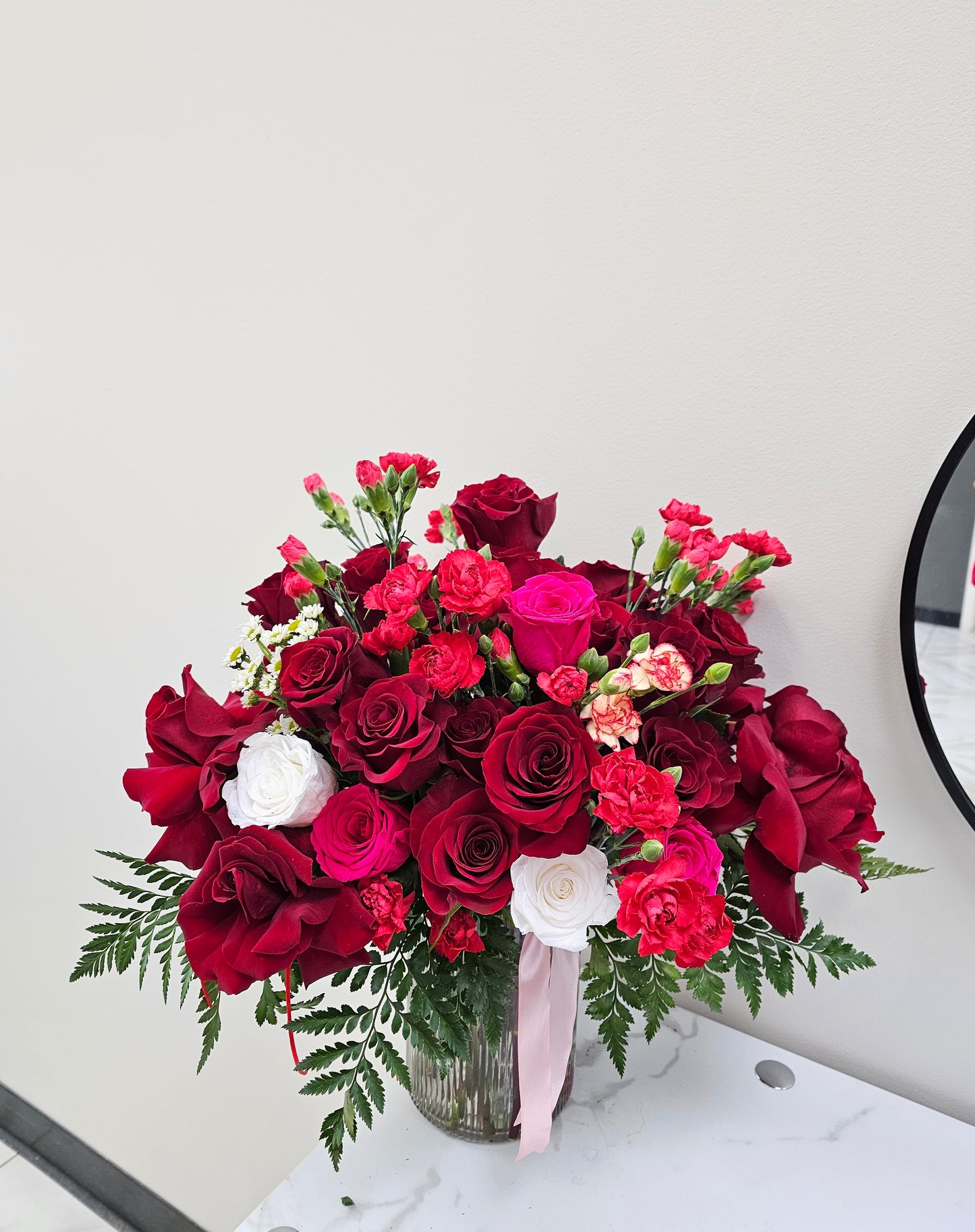 Cut Red Rose Romantic
