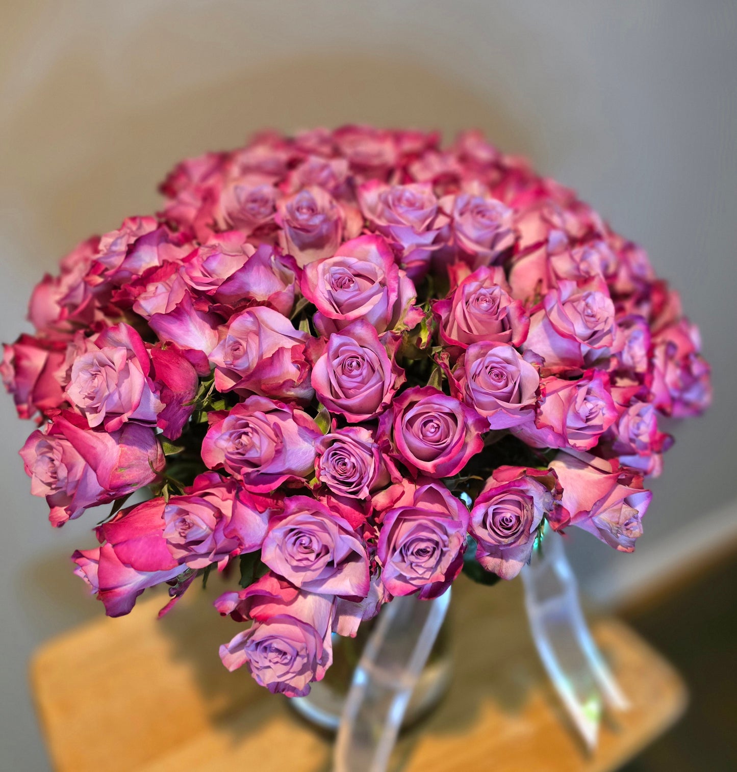 100 Fresh Cut Pink Rose Bouquet