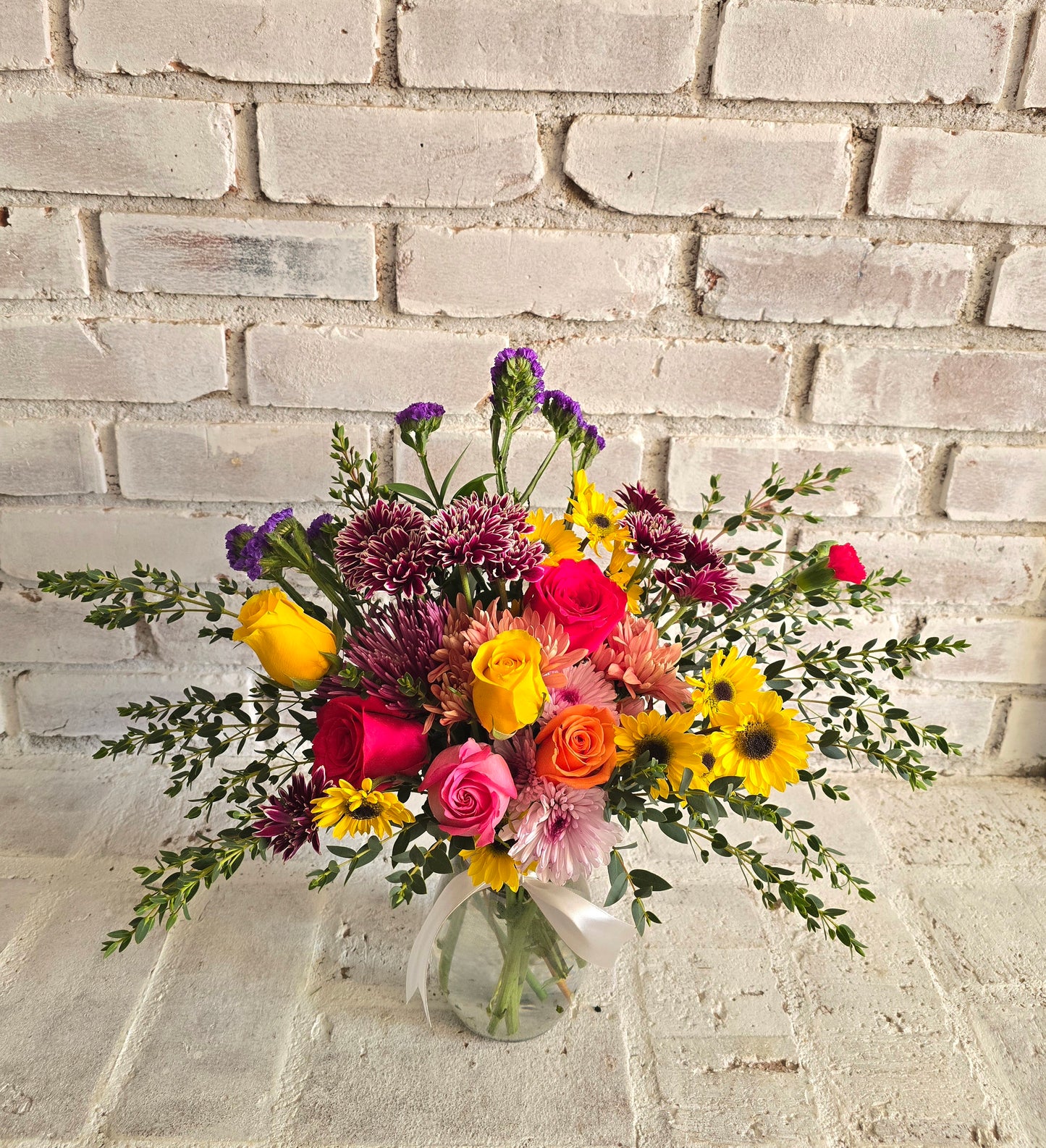 Cut Flowers In Vase