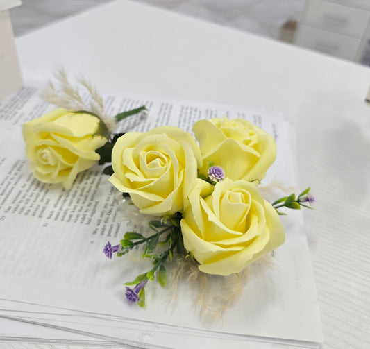 Yellow Corsage& Boutonnieres