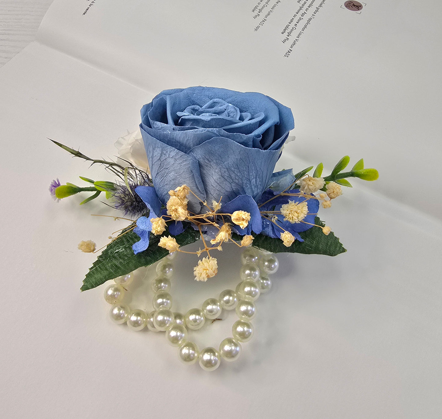 Blue Corsage & Boutonnieres