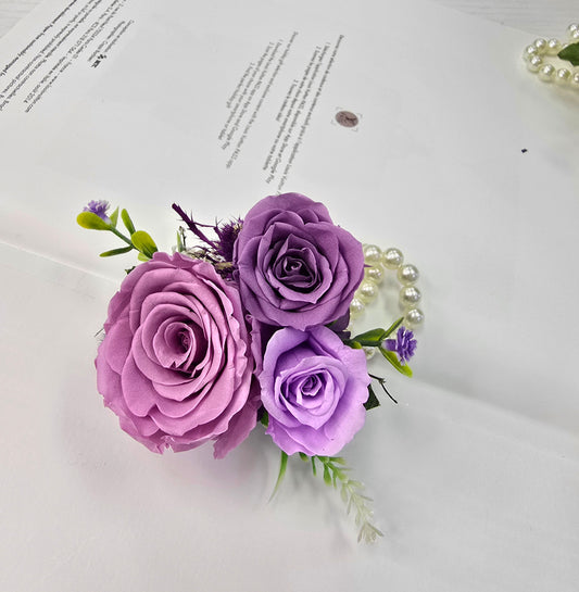 Purple Corsage