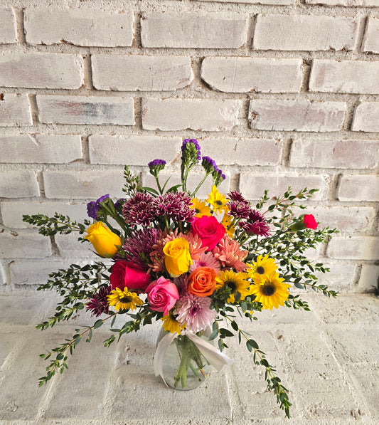 Cut Flowers In Vase