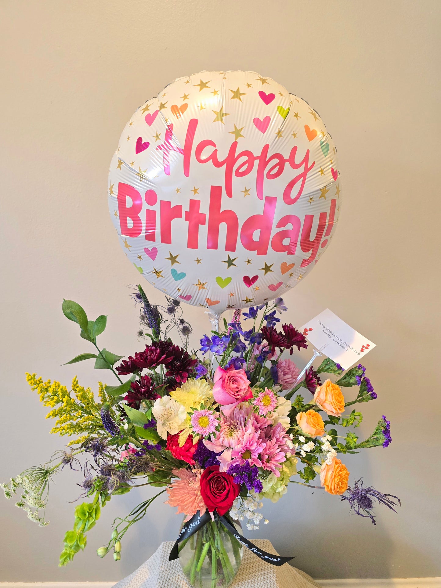 Flowers with Balloon