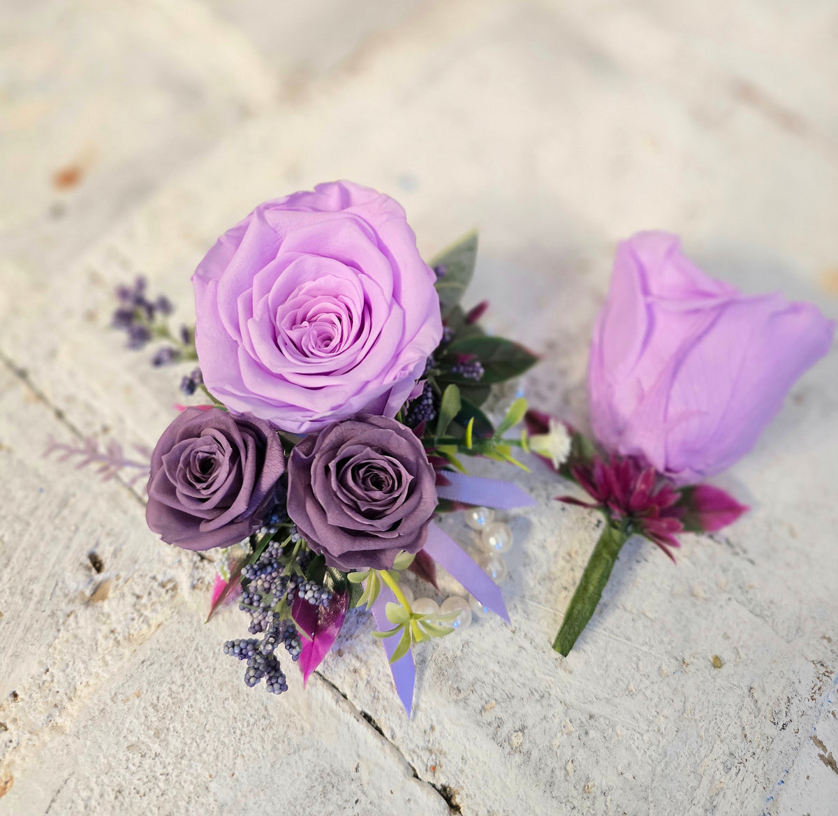 Purple Corsage only