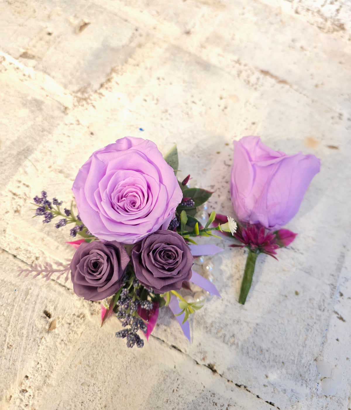 Purple Corsage only