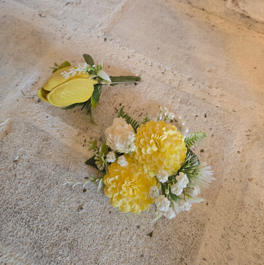 Yellow Corsage& Boutonnieres