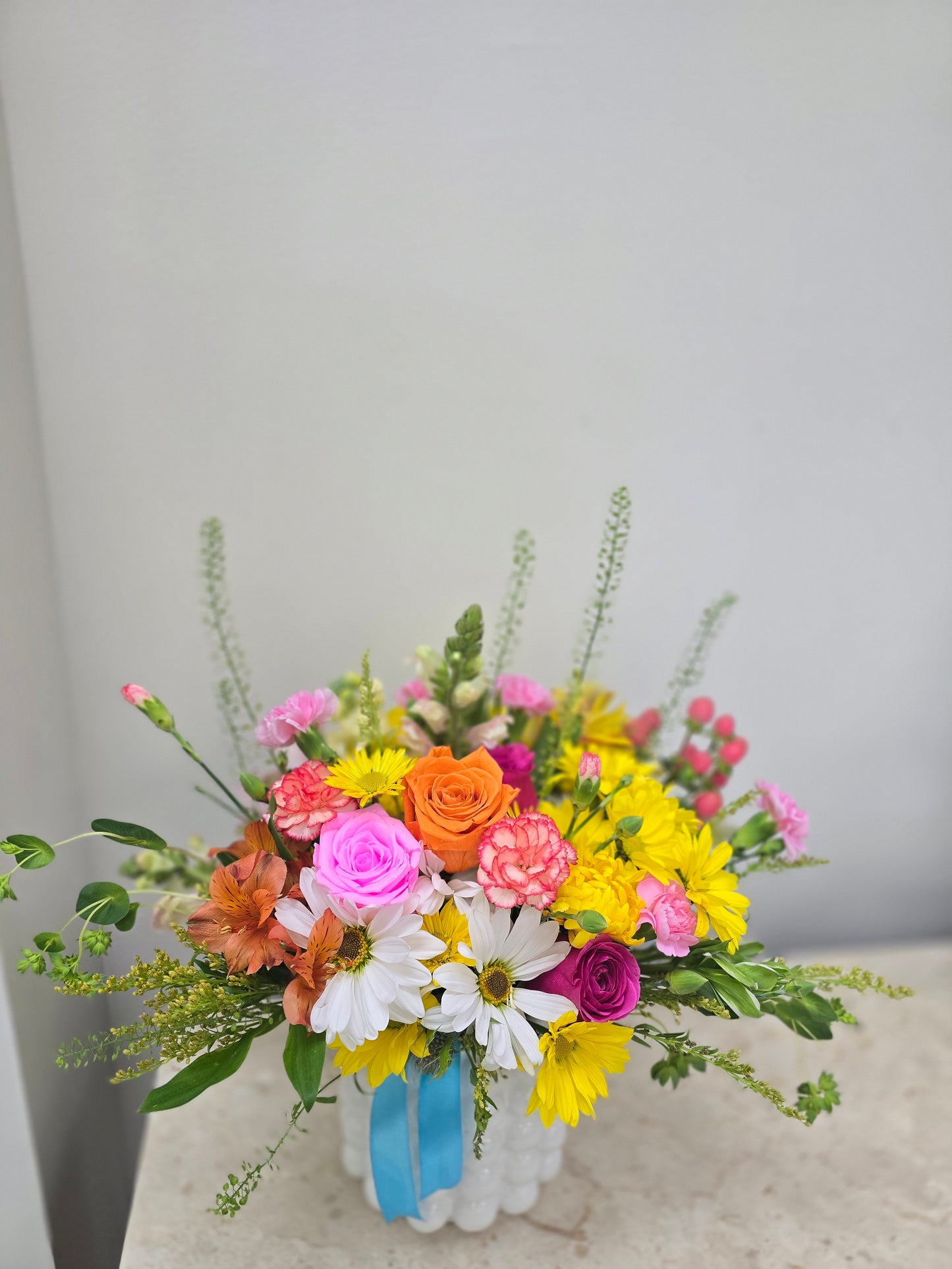 Cut Flowers In Vase